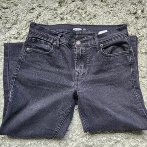 Old Navy Curvy Skinny Black Jeans Size 2